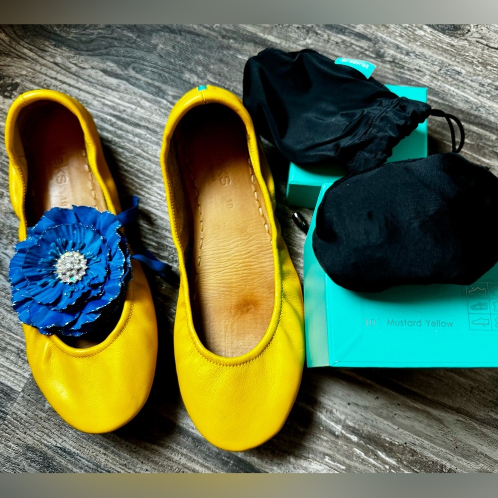 Tieks Mustard Yellow Size 10